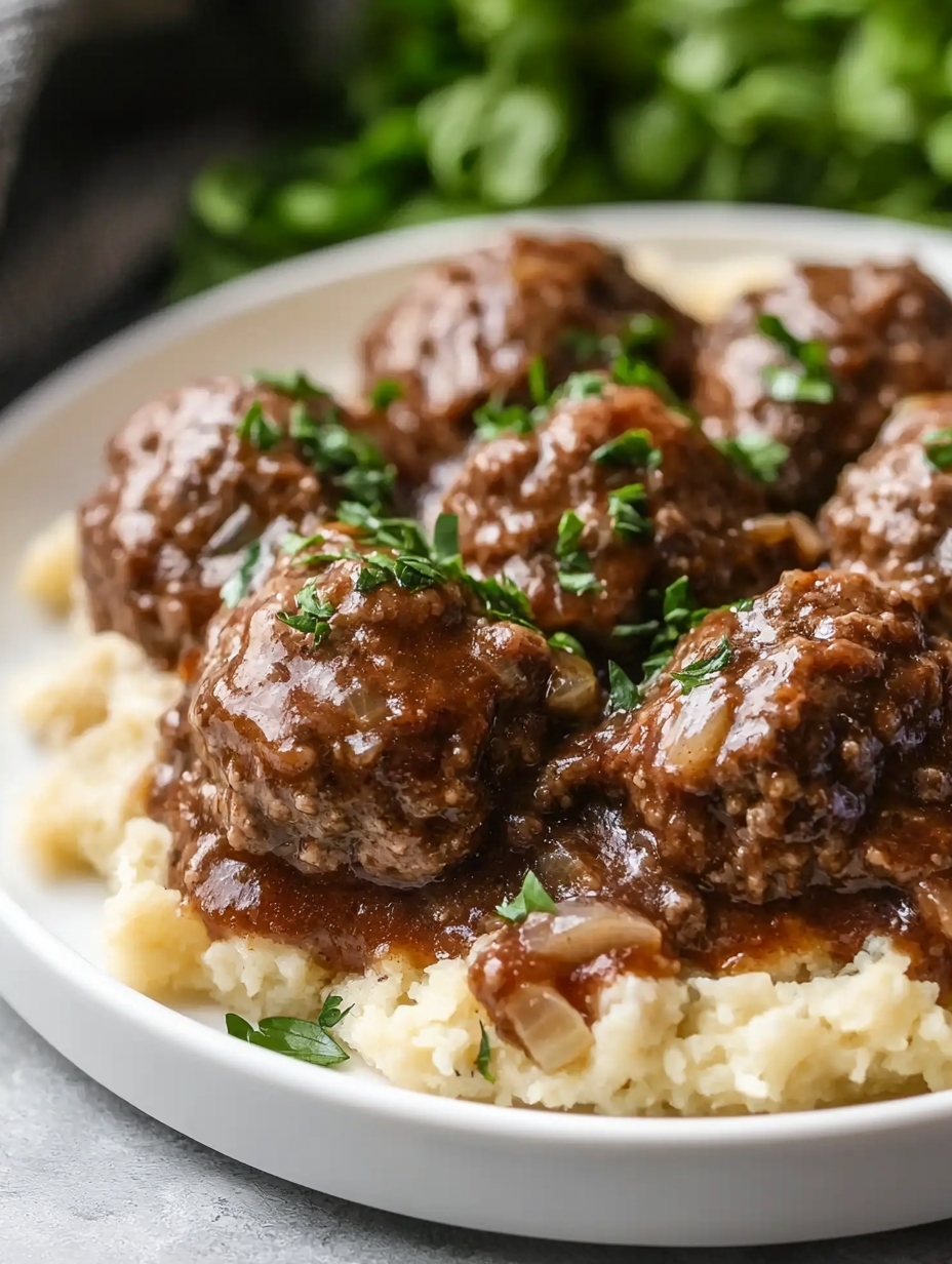 Salisbury Steak Meatballs